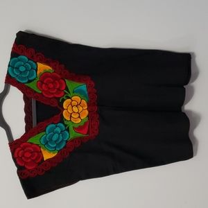 Black traditional blouse